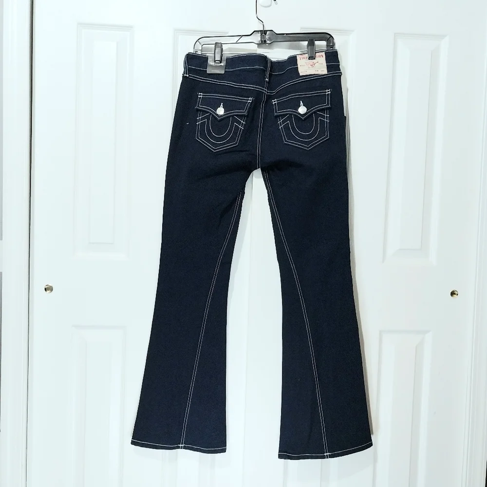 True Religion Joey Low Rise Flare Jeans, NWT, Size 29 - Picture 5 of 12
